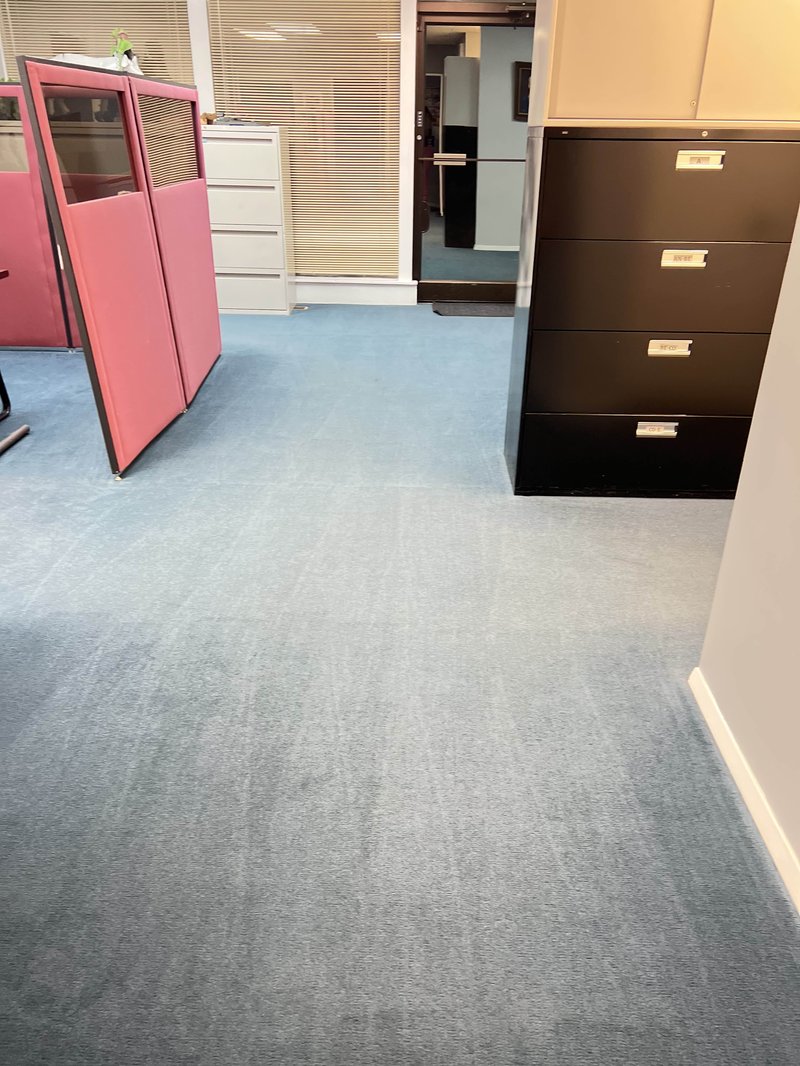 Clean office carpet